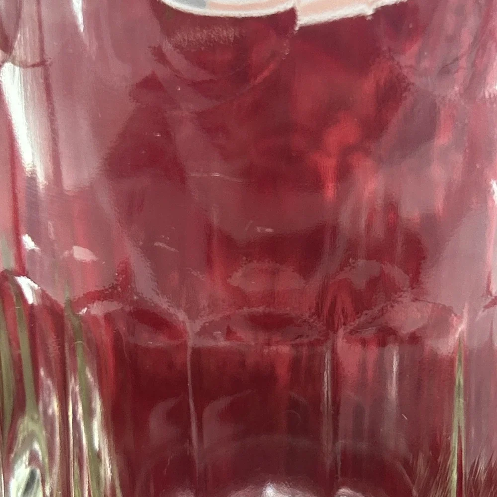 VTG 90s‎ A&W Root Beer Mug 6'' Tall Dimple Ribbed Thick Heavy Glass Big Handle